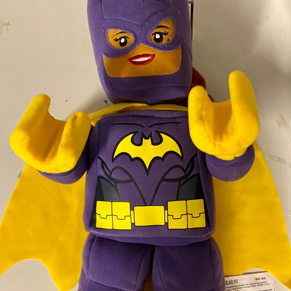 Lego Batgirl Batman Plush Stuffed Animal toy Birthday Present Girl Superhero